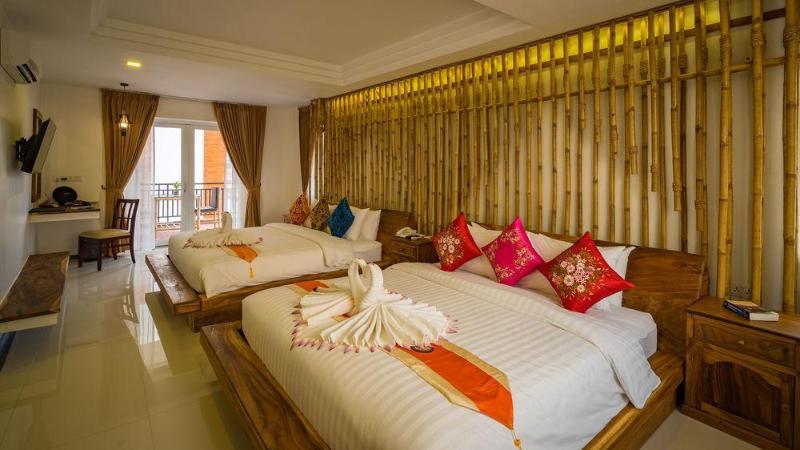 Les Bambous Village Siem Reap Exterior foto